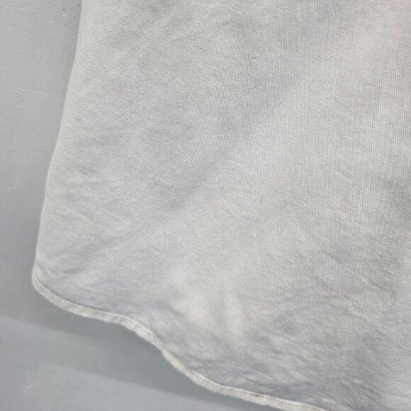 Sincerely Jules White Belted Sleeveless Romper Size Large Beach Resortwear - Picture 4 of 11